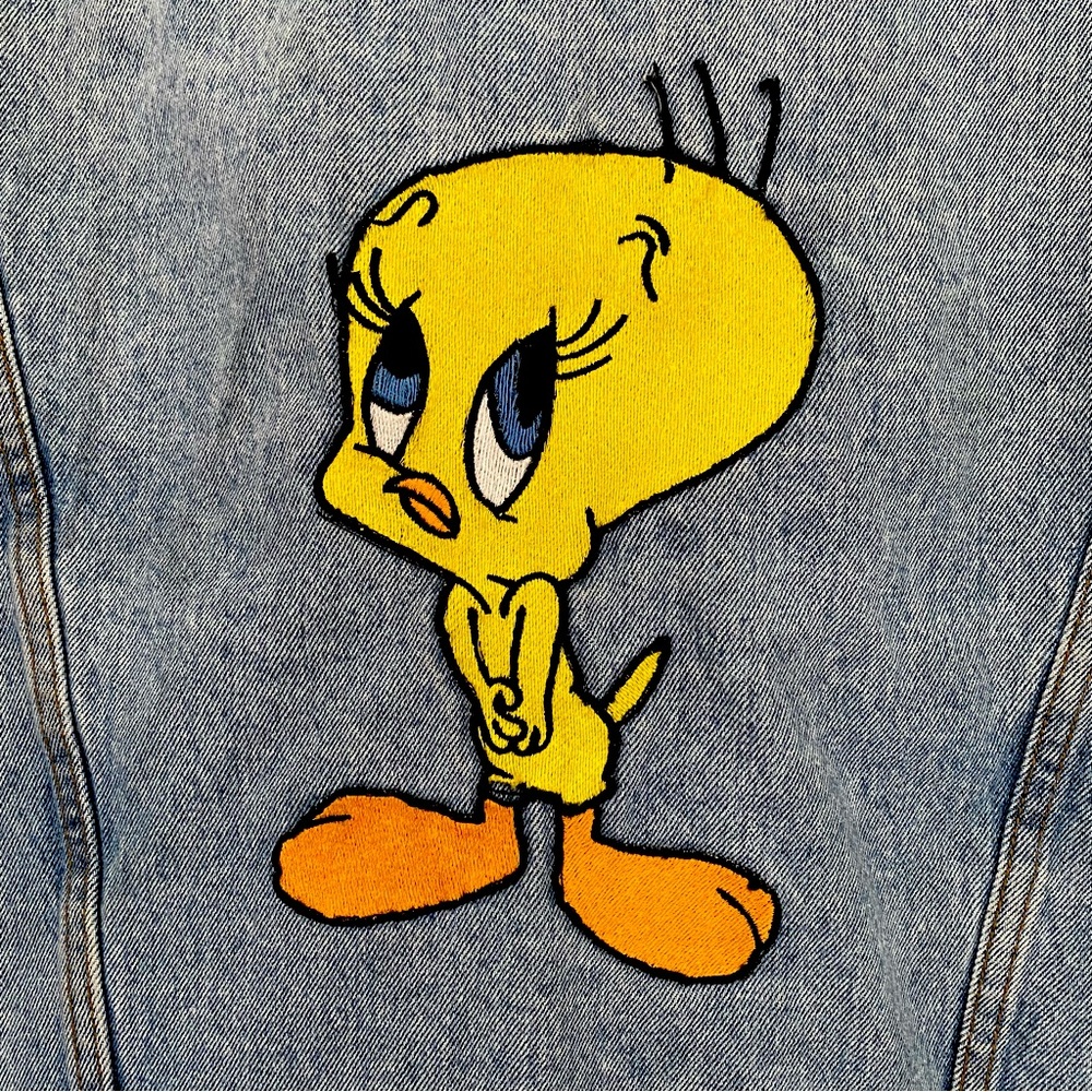 Tweety Bird Vintage Jean Jacket - Picture 5 of 7